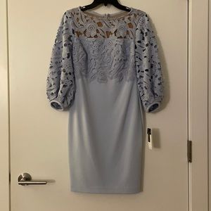 NWT Lauren Ralph Lauren light blue lace dress